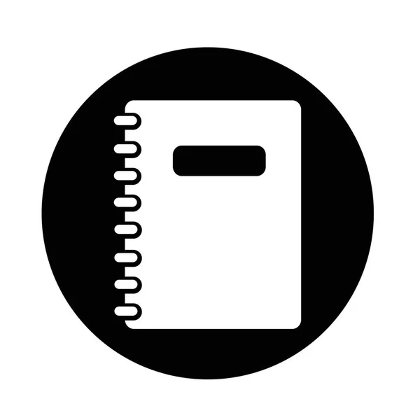 Streszczenie notatnik ikona — Wektor stockowy