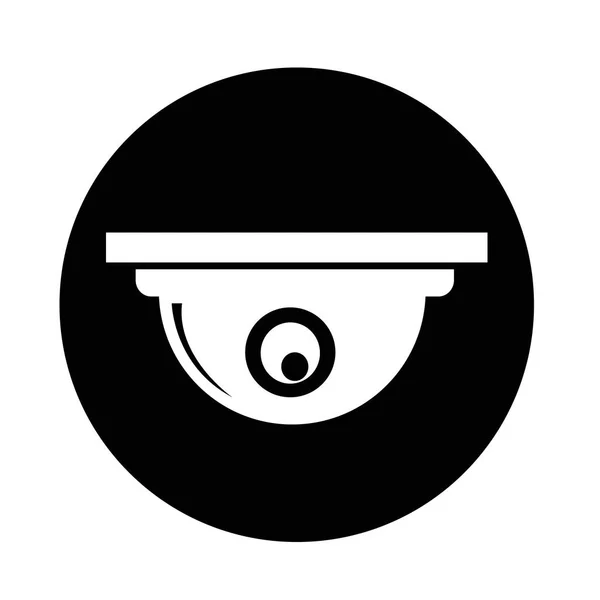 Icono de la cámara CCTV — Vector de stock