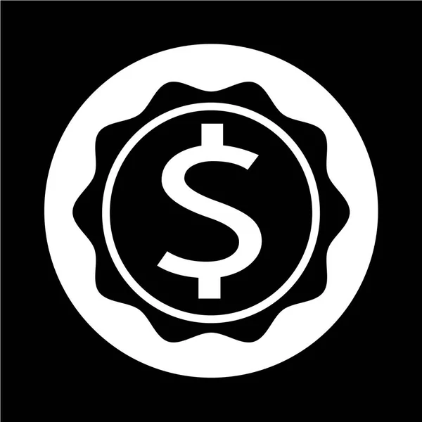 Icône signe dollar — Image vectorielle