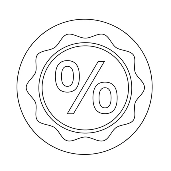 Bono venta icono — Vector de stock