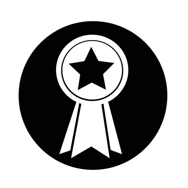 Medal mistrz ikona — Wektor stockowy