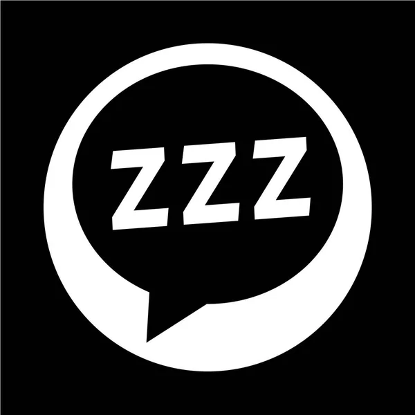 Abstracte Sleeping pictogram — Stockvector