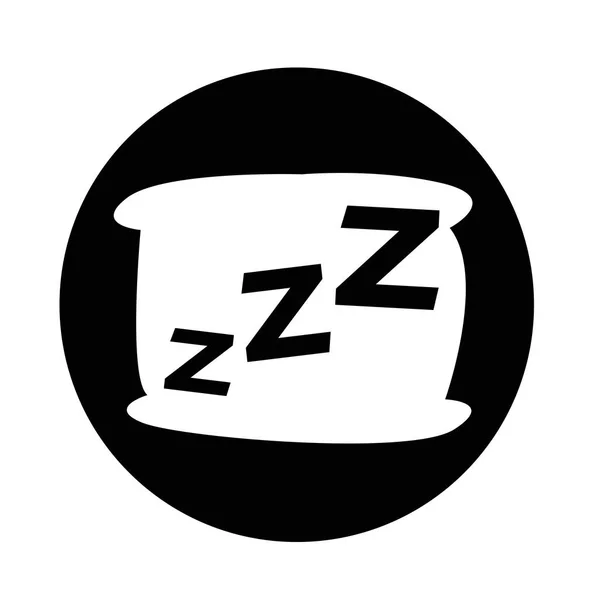 Abstracte Sleeping pictogram — Stockvector