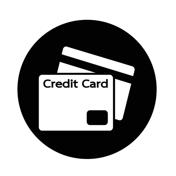 Absztrakt hitelkártya-ikon — Stock Vector