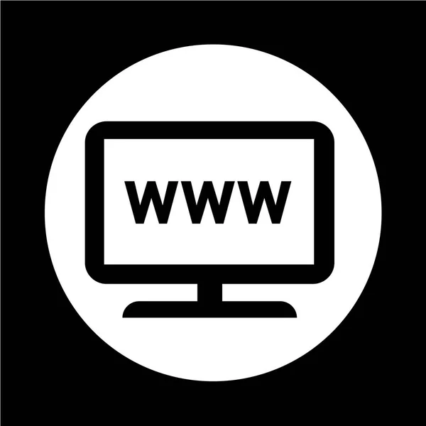 Abstraktes Web-TV-Symbol — Stockvektor