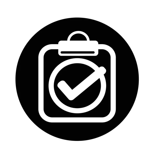 Abstract Clipboard  icon — Stock Vector