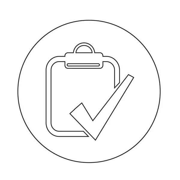 Abstract Clipboard  icon — Stock Vector