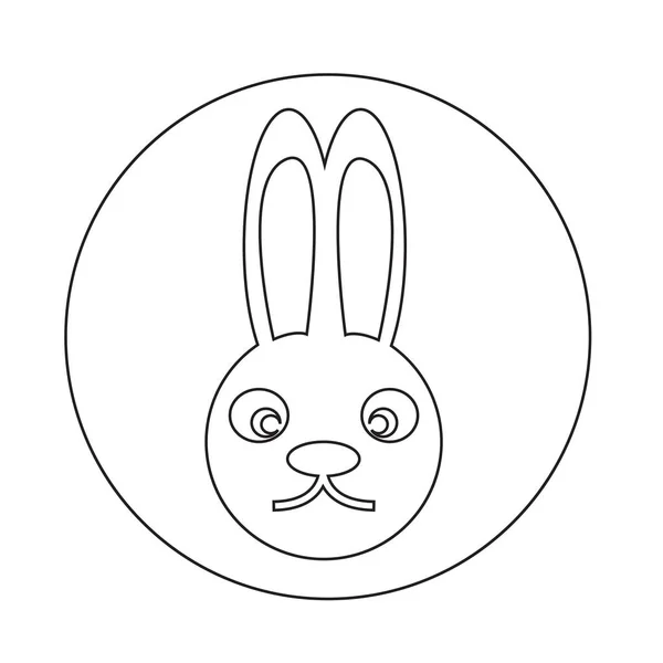 Кролик Кролик значок — стоковий вектор