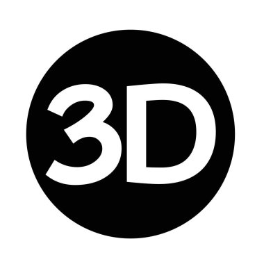 3D işareti simgesi