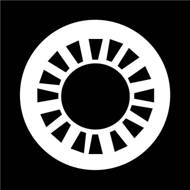 Güneş basit simgesi