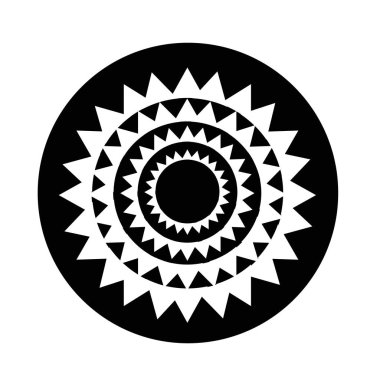 Güneş basit simgesi