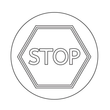 Dur işareti simgesi