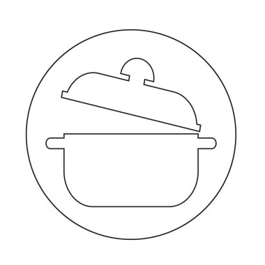 Tencere basit simgesi