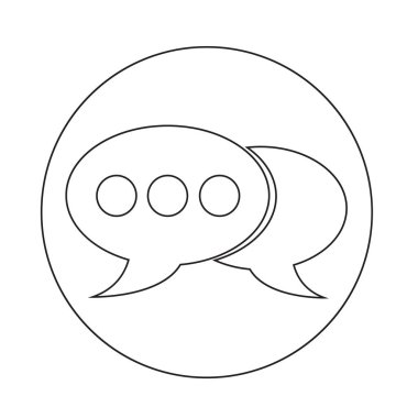 konuşma balonu simgesi