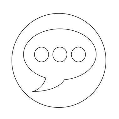 konuşma balonu simgesi