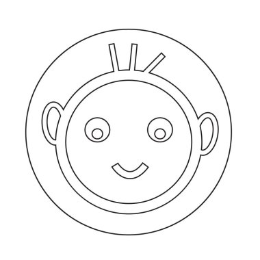 Mutlu çocuk simgesi