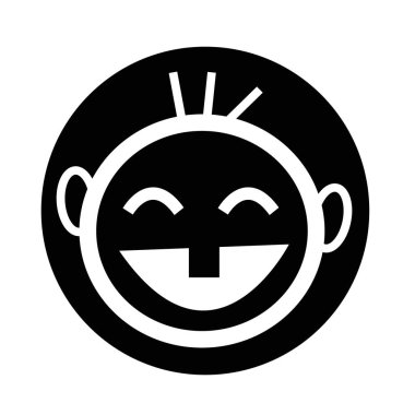 Mutlu çocuk simgesi