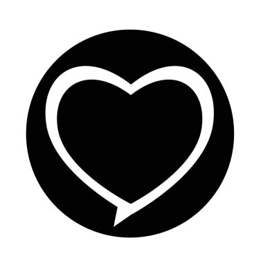 Kalp basit simgesi