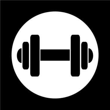 Dumbbell basit simgesi