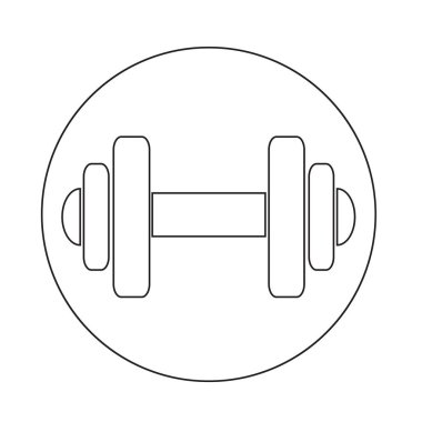 Dumbbell basit simgesi