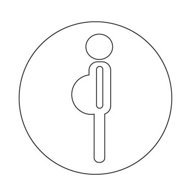 Hamilelik kadın simgesi