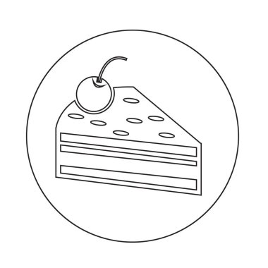 kek parçası simgesi