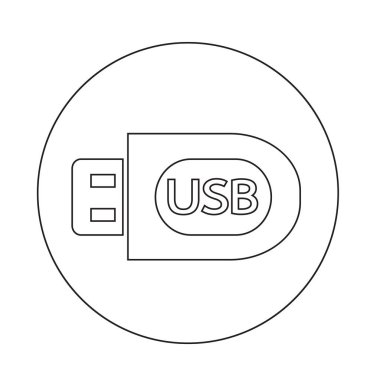 USB Flash sürücü simgesi