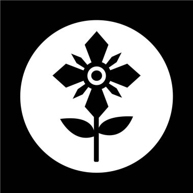 Çiçek basit simgesi