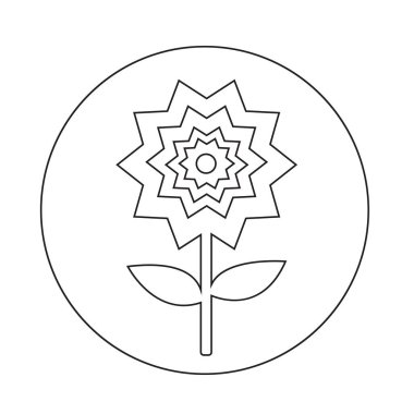 Çiçek basit simgesi