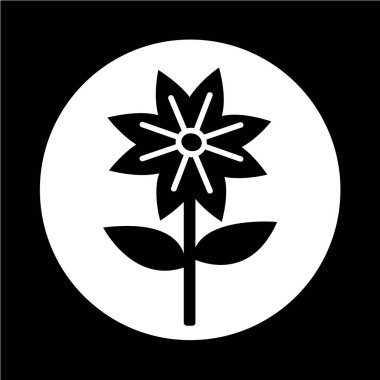 Çiçek basit simgesi