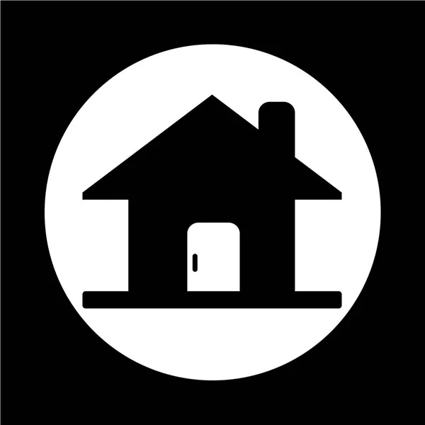 Maison icône simple — Image vectorielle