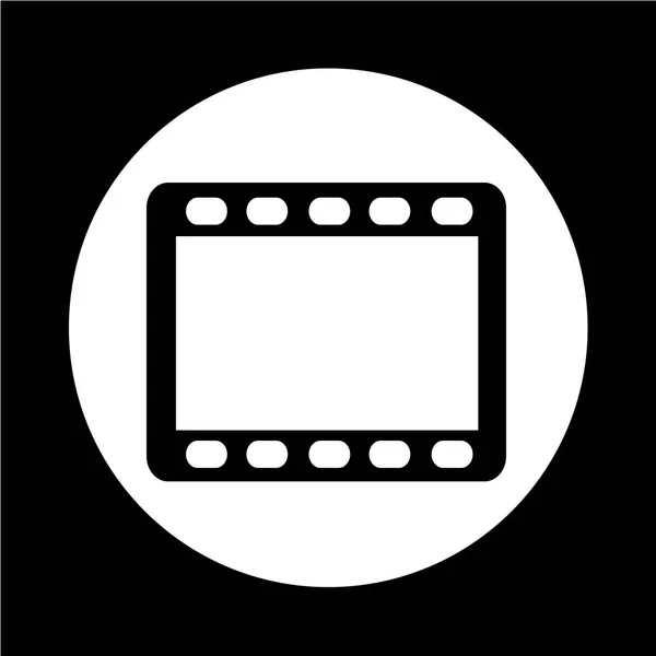 Icono de película de vídeo — Vector de stock