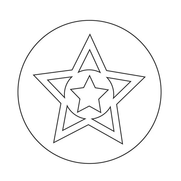 Étoile icône préférée — Image vectorielle