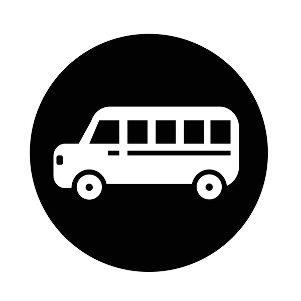 Bus simple icon — Stock Vector