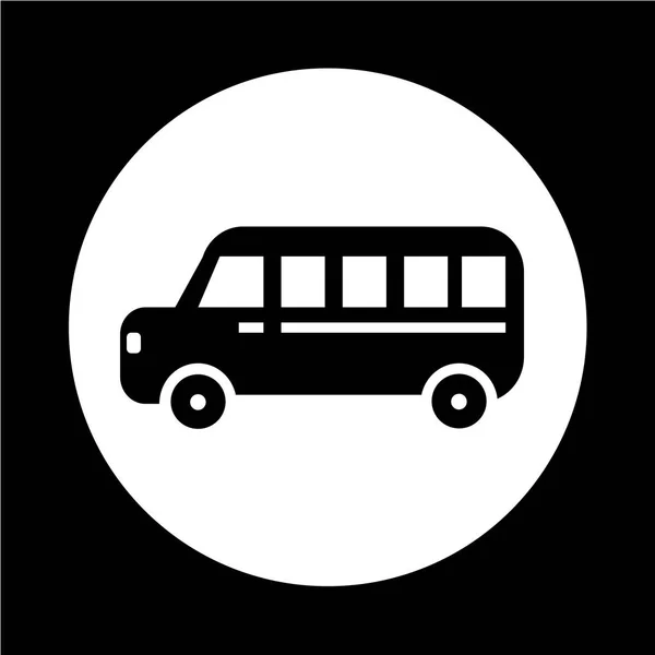 Bus simple icon — Stock Vector