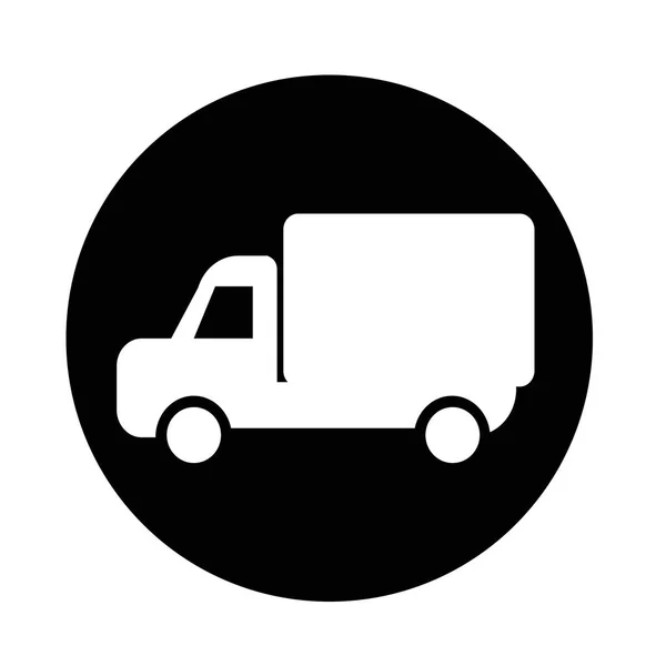 Camion icona semplice — Vettoriale Stock