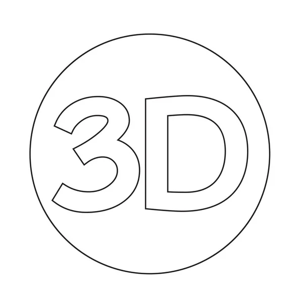 3d 标志图标 — 图库矢量图片