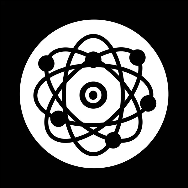 Atom proste ikona — Wektor stockowy