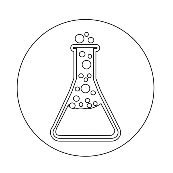 Ícone do tubo de ensaio — Vetor de Stock