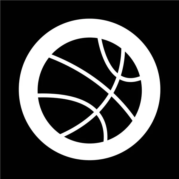 Icono de pelota de baloncesto — Archivo Imágenes Vectoriales