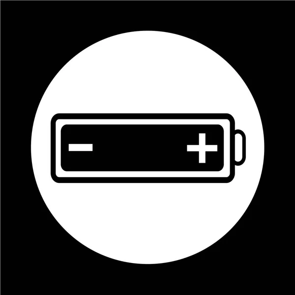 Batterie einfaches Symbol — Stockvektor