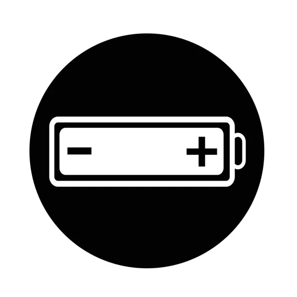 Batterie einfaches Symbol — Stockvektor