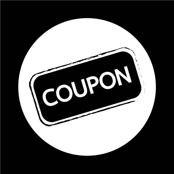 Sconto Coupon Icona — Vettoriale Stock