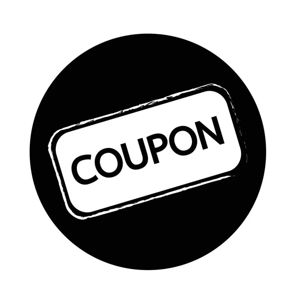 Icône de coupon de réduction — Image vectorielle