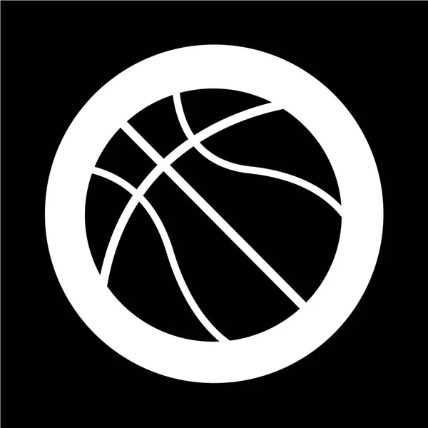 Basketbal pictogram — Stockvector
