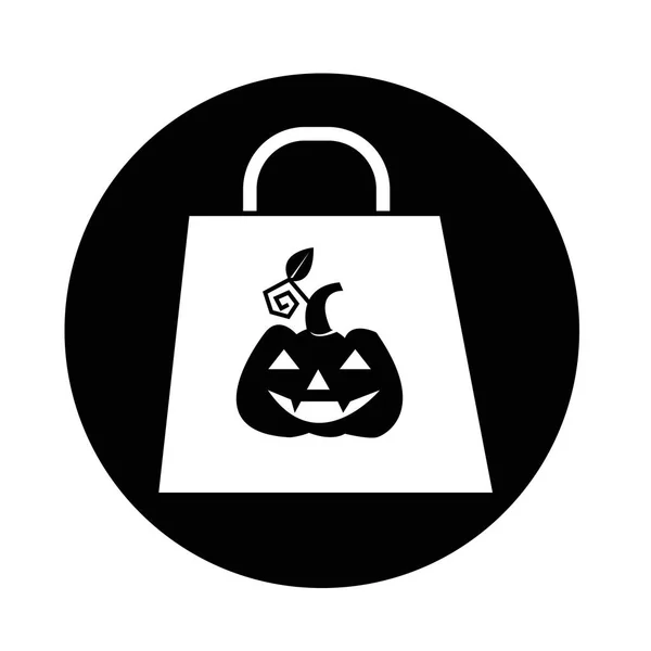 Icono de la calabaza de Halloween — Archivo Imágenes Vectoriales