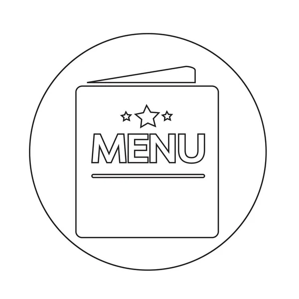 Icône de menu simple — Image vectorielle