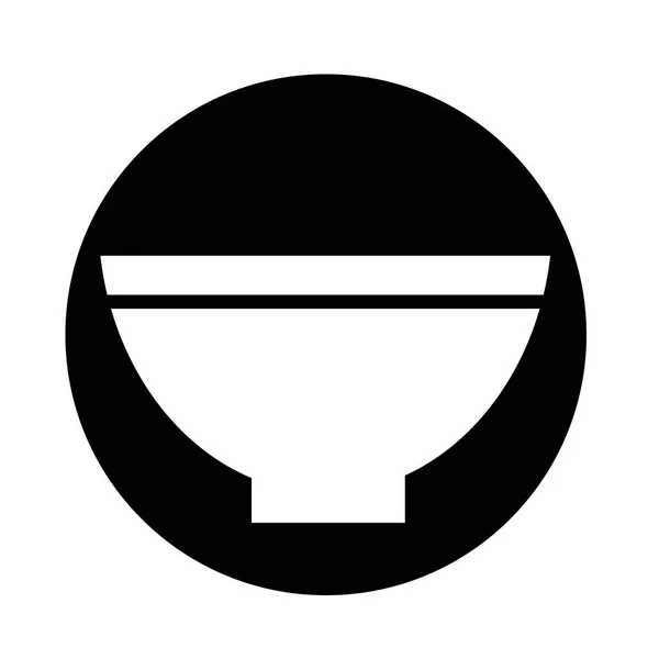 Kom eenvoudig pictogram — Stockvector