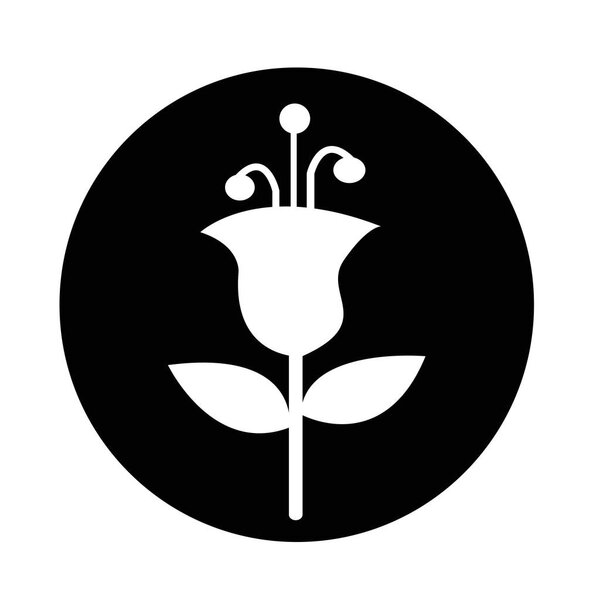 Flower simple icon