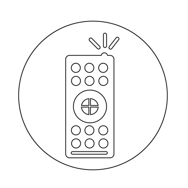 Tv remote control icon — Stock Vector